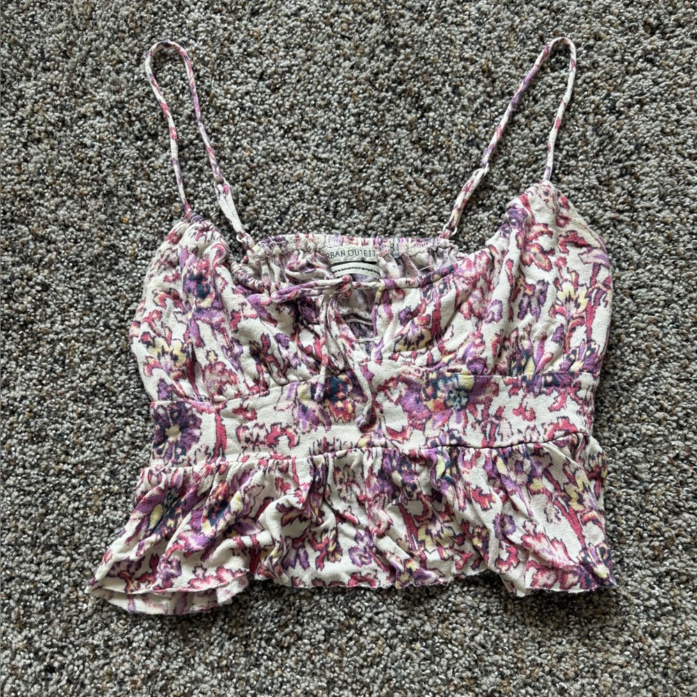 Floral Print Women's crop top